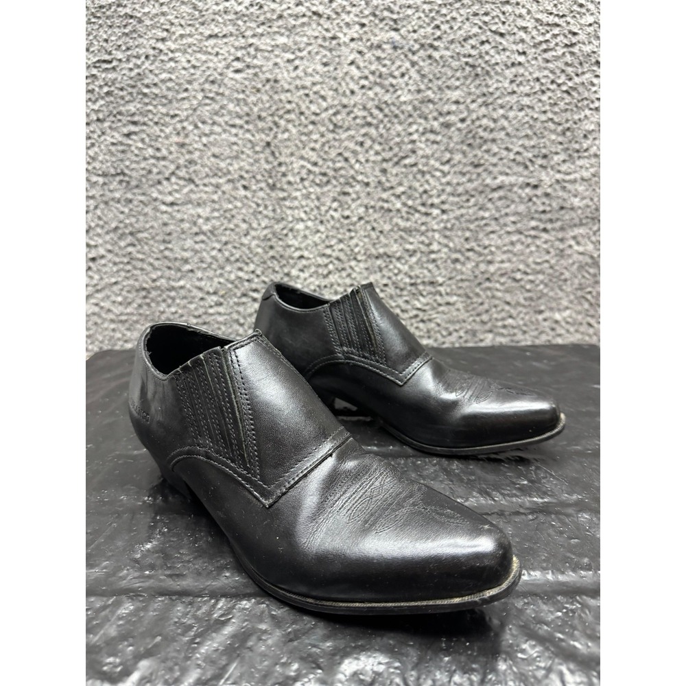 Durango Leather Slip On Low Top Western Boots Black RD3520 Womens Size 7.5M US